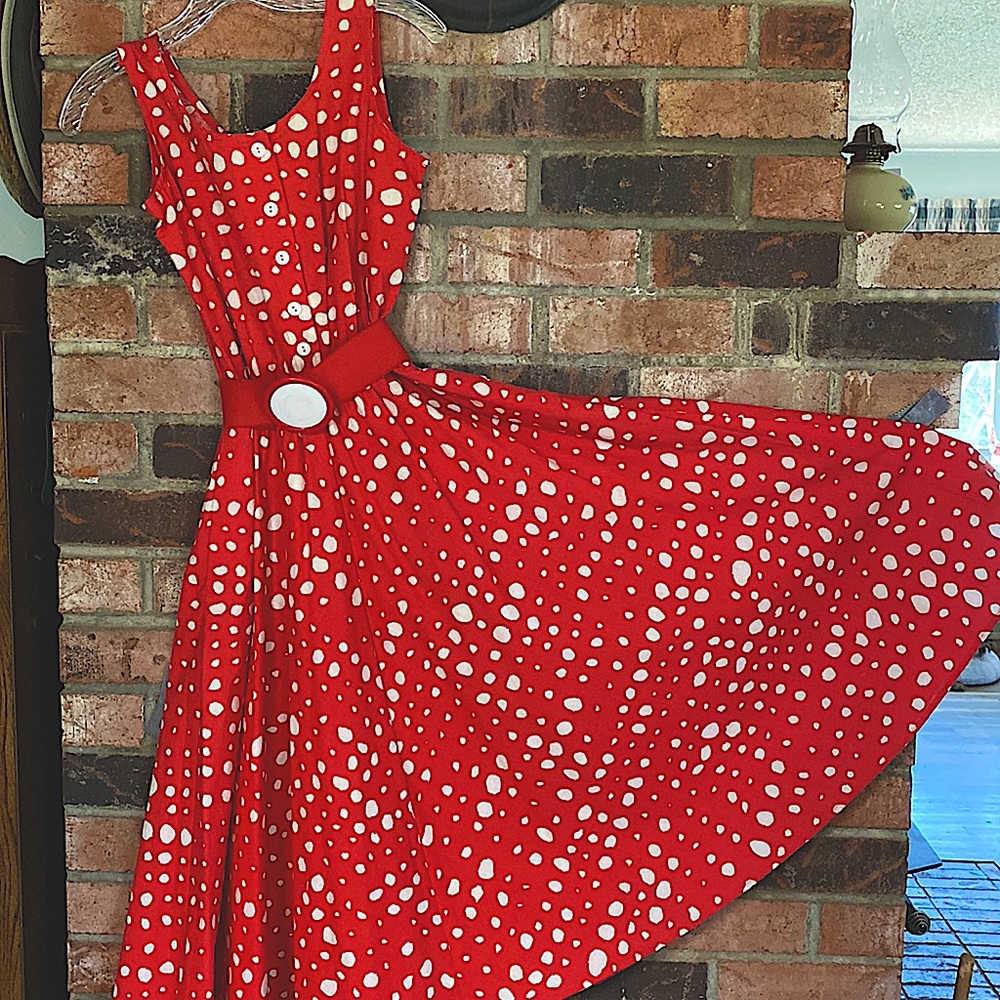 Jeffery & Dara by Linda Hutley Vintage 1950’s Summer A Line Swing Dress